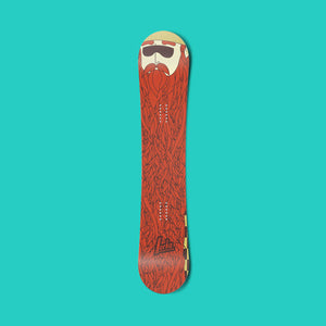 Beardman vinyl snowboard wrap - Norka Sports