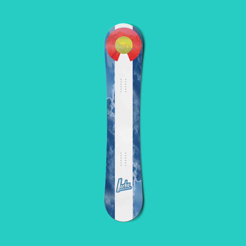 ColoRADo vinyl snowboard wrap - Norka Sports