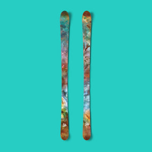 Nebula vinyl ski wrap - Norka Sports