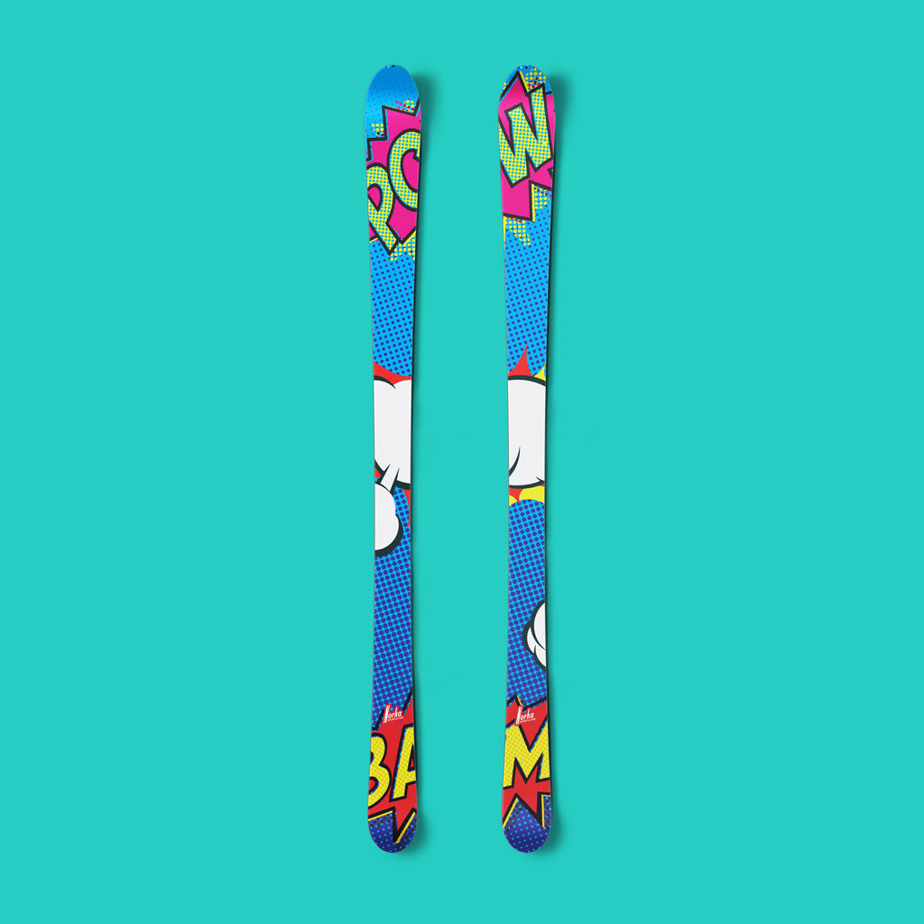 Fresh POW vinyl ski wrap - Norka Sports