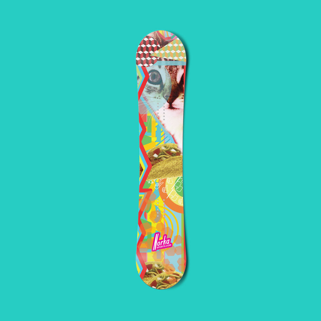TacocaT vinyl snowboard wrap - Norka Sports