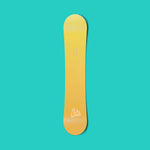 Yellow gradient vinyl snowboard wrap - Norka Sports